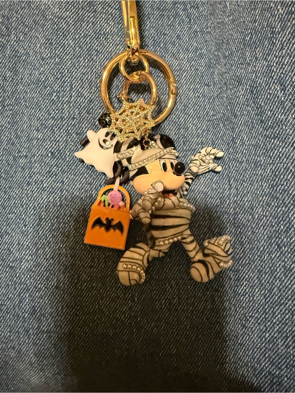 Mickey Mouse Mummy Halloween bag charm